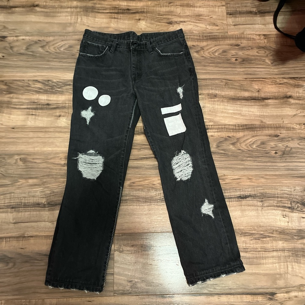Number (N)ine patchwork denim jeans mens size 32